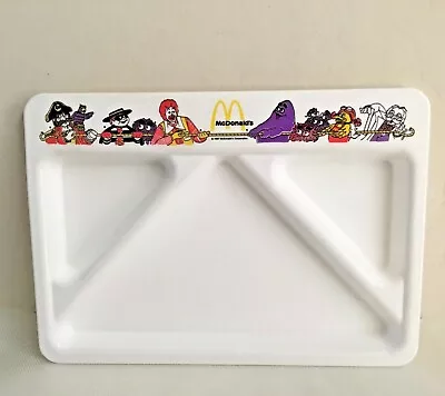 Collectible ~ McDonalds Divided Plate/Dish ~ 1987 • $12.50