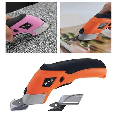 £32.33 • Buy Fabric Rechargeable Electric Scissors Wireless Battery Cutter Cloth Carpet PVC