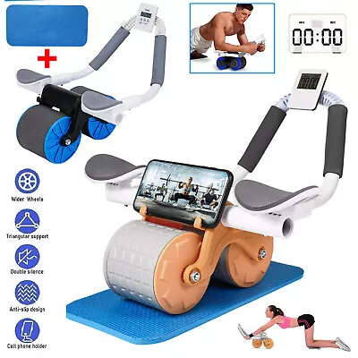 Abdominal Roller With Elbow Support & Timer Automatic Ab Wheel Roller Exercise  • $28.88