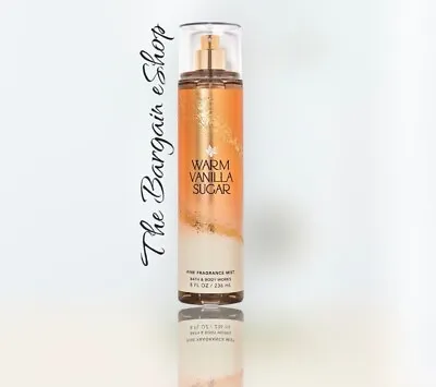 Bath & Body Works Warm Vanilla Sugar Fine Fragrance Mist 236 Ml Free P&P • £18.99