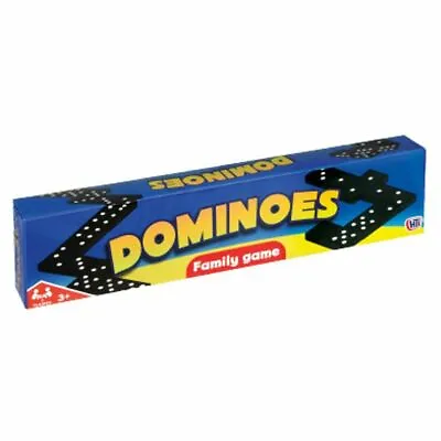 £5.45 • Buy Black Dominoes Box Game Travel Children Toy Double Six Kids Classic UK SELLER