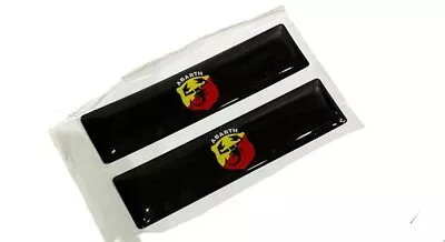 New *2 Abarth Badge Wipers Mirror Sticker 500e 595 Evo Bipoto • £7.99