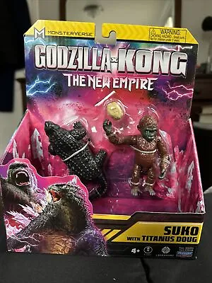 Godzilla X Kong New Empire Suko With Titanus Doug 4  Figure Playmates New • $27.95