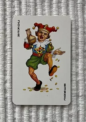 Single Vintage Playing Card ~ Swedish Child/Winter ~ Piatnik Spelkort Joker • $1.50