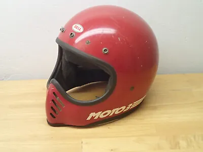 Bell Moto 3 Vintage 1981 Motorcycle Helmet Rough • $138.71