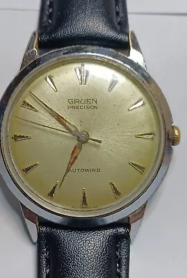 Vintage Men's  Gruen Precision Autowind Wristwatch Watch  • $75