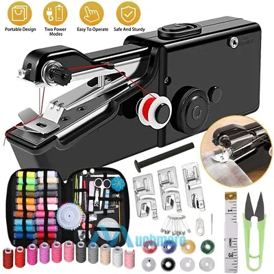 Mini DIY Portable Sewing Machine Electric Tailor Stitch Handheld Cordless Kit  • $16.87