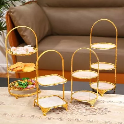 2 Tier Tool Wedding Food Fittings Cupcake Party Serving Fruit Cake Plate Stand • $21.17