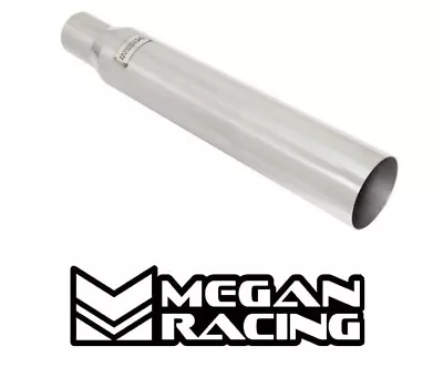 Megan Racing Universal Stainless Steel Straight Blast Pipe 4  Tip 3  Inlet • $102.99