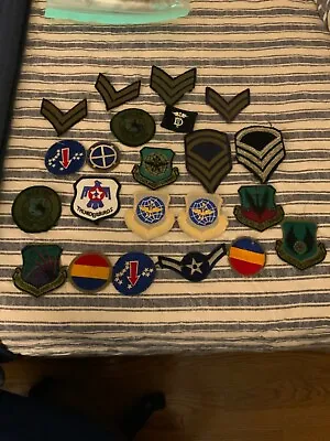 Vintage Lot Of 22 United States Military Patches Militia • $30