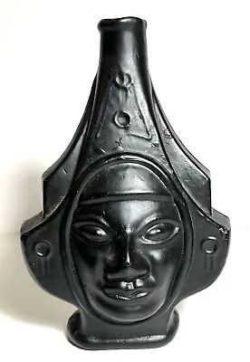 Hraral Collectible Vintage Sculptured Figure Liquor Decanter Black Bottle • $39.95