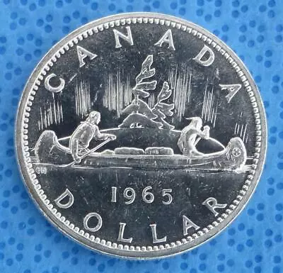 1965 Voyageur Canada Dollar 80% Silver Coin Royal Canadian Mint KM #64.1 • $19.99