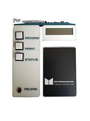 Vtg Metrosonics 600 V TRUE RMS RECORDER RECORDING VOLTMETER • $58