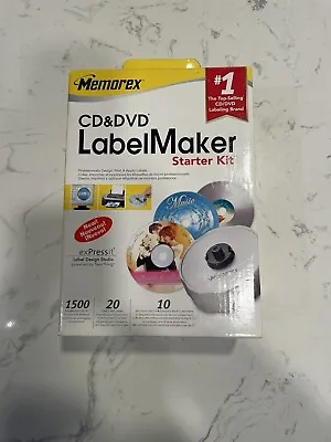 Memorex CD & DVD Label Maker Starter Kit New #1 Selling Labeling Brand • $14.99