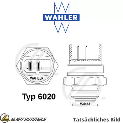 TEMPERATURE SWITCH COOLER FAN FOR VW POLO/II/CLASSIC/Box/Hatchback/Van 50 • $36.57