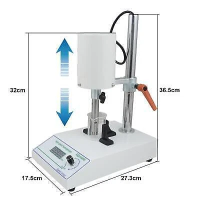 $140.99 • Buy High Speed Homogenizer 2 Working Heads Lab Disperser Emulsifier 8000 To 22000RPM