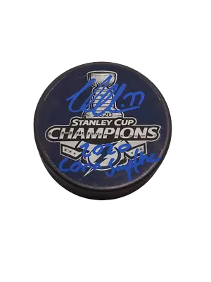 Victor Hedman Tampa Bay Lightning Signed 2020 SCC Puck  2020 Conn Smythe  • $119.99