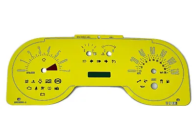 Mustang 2005-07 Speedometer Gauge Face Instrument Cluster Overlay Yellow No Logo • $119