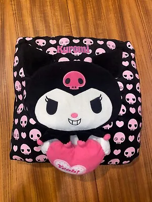 Rare Vintage Sanrio My Melody Kuromi Square Throw Pillow Hello Kitty  • $64