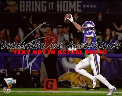 Stefon Diggs Vikings Signed 8 X 10 Minnesota Miracle Touchdown Photo Reprint • $19.95