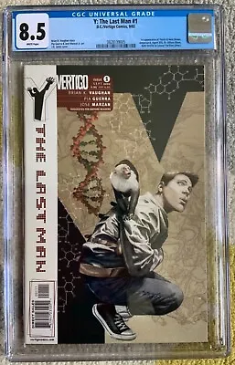 🔥🔑 CGC 8.5 Y: THE LAST MAN #1 Vertigo 1st YORICK Ampersand AGENT 355 🔥🔑 • $77.77