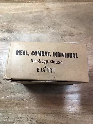 Vietnam War Era C-Ration EMPTY Box Ham And Eggs Chopped No Zip Code • $9.99