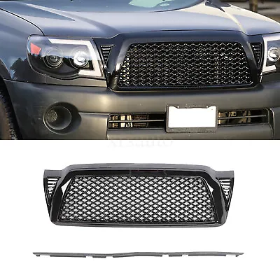 $74.56 • Buy For 2005-2011 Toyota Tacoma Front Bumper Hood Grille Black Honeycomb Mesh Grill