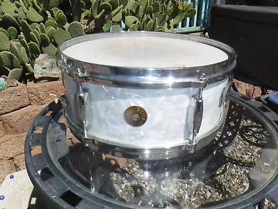 Gretsch Dixeland(?) Snare Vintage Marine Pearl 6-Lug Snare Drum • $385