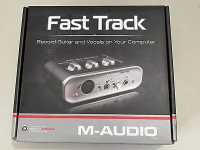 M-Audio Fast Track - USB Audio Recording Interface W/ PRO TOOLS M-POWERED ESSENT • $149.99