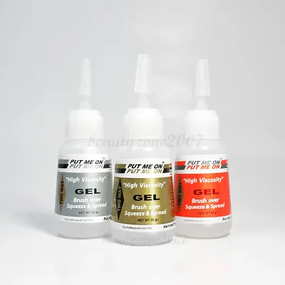 Put Me On Brush On Gel Nail Glue For Dipping Powder Silk *Choose Any One* • $11.99