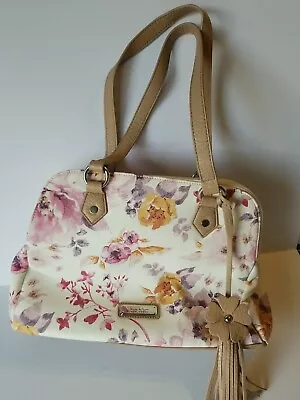 Nicole Miller Shoulder Bag Floral Dina Very Good Condition. Womens.Gift. Fashion • $12.90