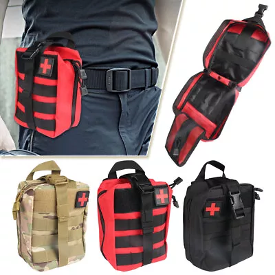 Tactical First Aid Kit Survival Durable Rip-Away EMT IFAK Medical Pouch Bag ZE • $17.46