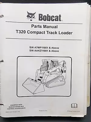 Bobcat T320 Track Loader Parts Manual Shop Repair Book 6986591 Skid Steer • $49.99