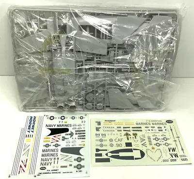 1/48 Testors F-18 Hornet Model Kit Sealed Bagged Version With Extra Decals • $19.90