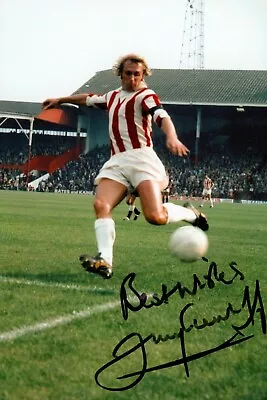 Jimmy Greenhoff Signed 6x4 Photo Stoke City Manchester United Autograph + COA • £9.99