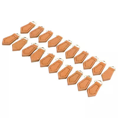 20x Rhombus Leather Zipper Pull Handcraft Zipper Tags Zipper Head(Claybank) EJU • $26.50