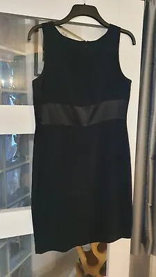 J. Taylor Smart Black Mini Dress Size 14 • £9