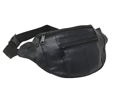 £7.95 • Buy Ladies Women Real Leather Quality Waist Bum Bag Travel Pouch Fanny Pack 1013