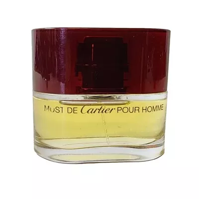 Vintage Cartier Must De Cartier Pour Homme 50 Ml 1.6fl Oz Men's Edt Discontinued • $110