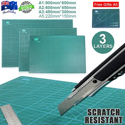 DIY A1 A2 A3 Large Thick Self Healing Cutting Mat Double-Side Art Craft A5 Free • $13.79