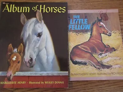 Marguerite Henry Books On Horses-All About Horses/Little Fellow/Album Of Horses • $7.50