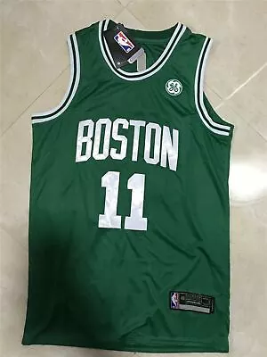 Boston Celtics Kyrie Irving #11 NBA Green Basketball Jersey T-shirt • £21.99