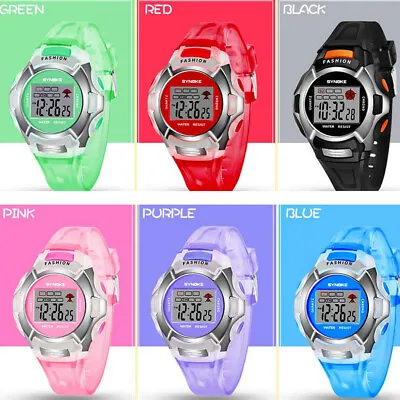 SYNOKE Fashion Children Watch Girls Boys LED Digital Sport Watch Gift For Kid US • $7.96