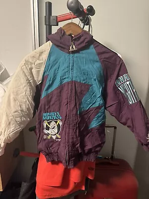 Anaheim Mighty Ducks Jacket  Size Small Children Logo Athletic 20x22 • $30