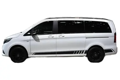 Graphics Car Door Sticker Decal Kit For Mercedes Benz Vito Side Skirt Stripes • $46.99