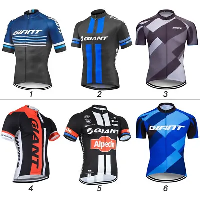 Cycling Jersey Team Giant Bicycle Short Shirt MTB Maillot  Ride Wear Top Clothes • $19.95