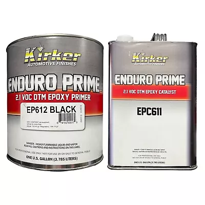 Kirker EP612 Black DTM Enduro Prime Gallon W/EPC611 Catalyst Gal Kit FREE SHIP • $128.99