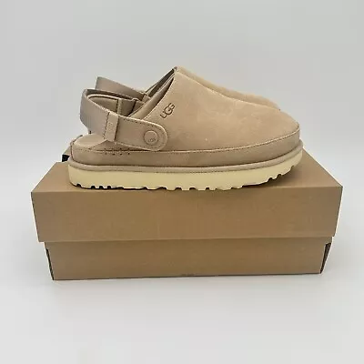 UGG Goldenstar Clog Driftwood Sand Sandals UK 3 4 5 6 7 US New In Box • £109.95