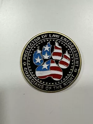 Guardians Of The Night K9 Challenge Coin • $29.99