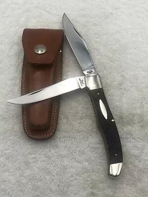 Vintage Western S-052 Two Blade Folding Hunter Made In Boulder Co USA • $100